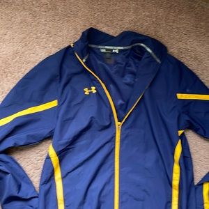 Men’s University of Michigan Under Armour Zip Up Jacket